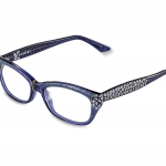 NUNZIA  c.260 – Blue with metallic blue and clear crystals