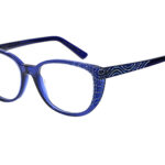 Patrizia c.260A – Translucent blue with blue crystals