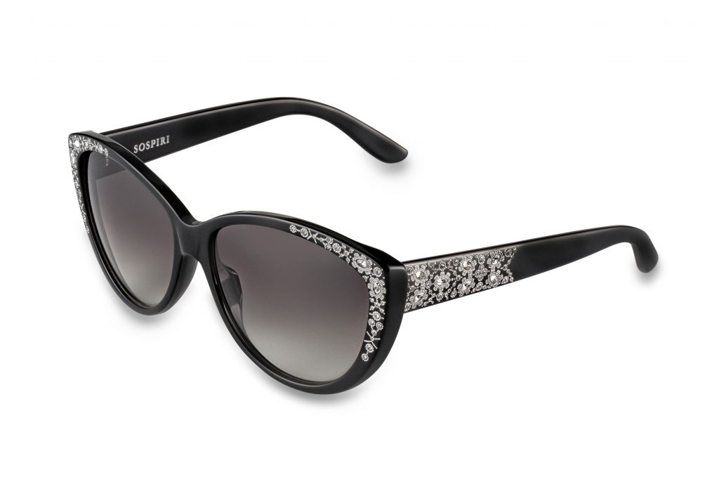 LETIZIA c.NR – Black with clear crystals