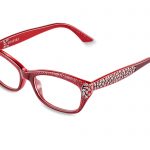 NUNZIA c.A77 – Ferrari red with red siam and clear crystals