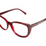 PATRIZIA c.252 – Translucent burgundy red with dark siam and clear crystals