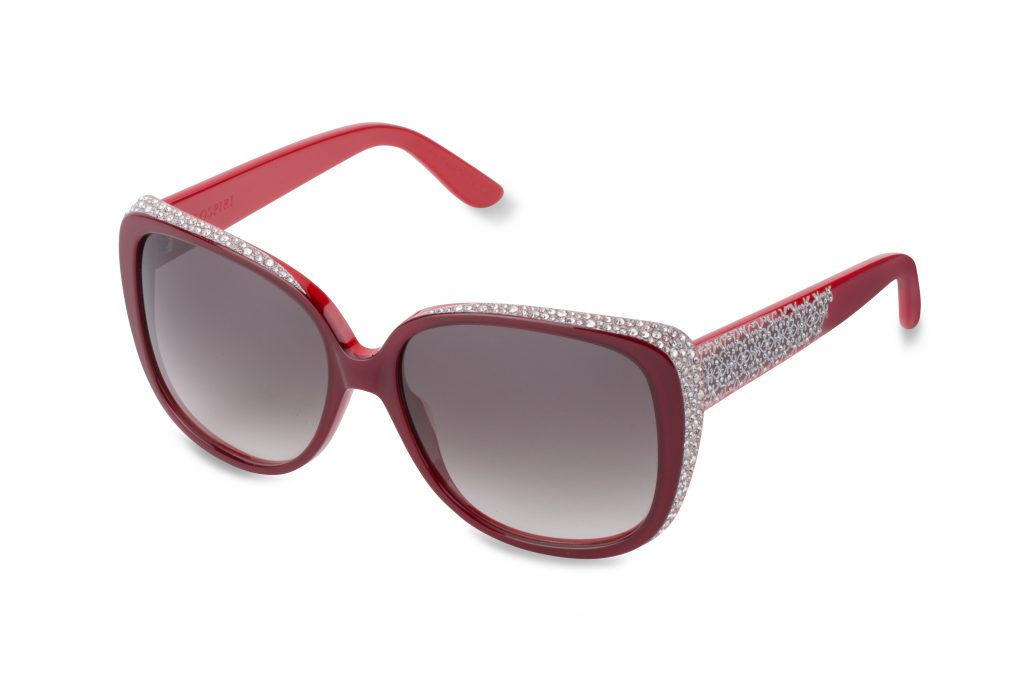 VALERIA c.A77 – Ferrari red with clear crystals
