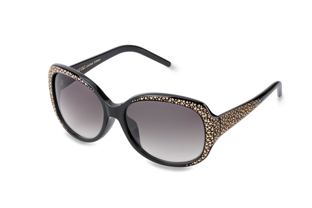 DEANNA Limited Edition c.NRG Black with gold crystals and gold studs
