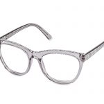 EVITA c.882 – Translucent grey with light chrome and silver crystals