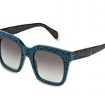 MOIRA c.4127 – Dark teal front with black crystals and tortoise temples
