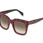 MOIRA c.7027 – Burgundy front with smoked topaz and burgundy crystals and tortoise temples