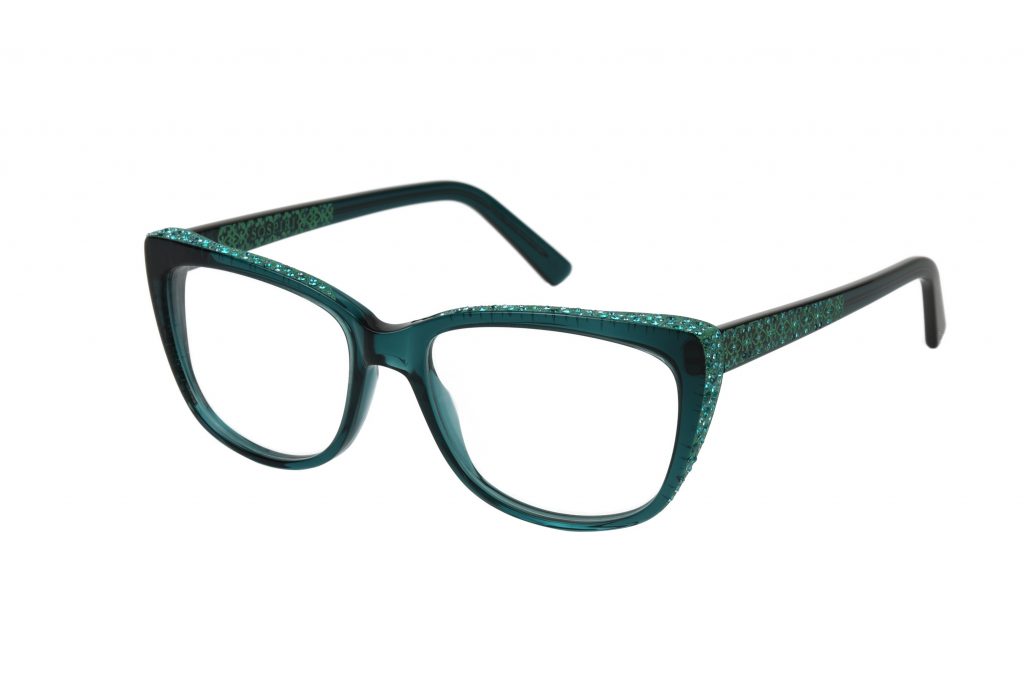 Silvia c.843 – Emerald green with emerald and blue-green crystals