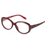 Delfina c.A77 – Ferrari red with clear and siam crystals