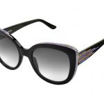 Vega c. NRC – Black with multi-colored crystals and silver laserwork