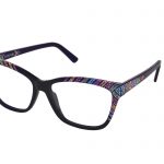 CORA c. NRC – Black with multi-colored crystals and silver laserwork