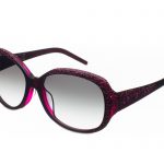 ISABELLA c.823 – Two-tone fuchsia with black and fuchsia crystals and ruby laserwork