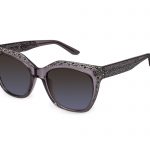 Thea c.882 – Translucent grey with clear and light chrome crystals and silver laserwork