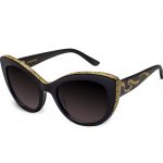 Tosca c.NRG – Black with gold crystals and gold laserwork