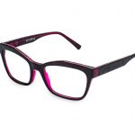 Zinnia c.823 – Two-tone fuchsia with fuchsia crystals and matte floral laserwork