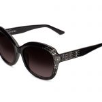 DOLCE c.NR – Black with clear crystals and silver laserwork