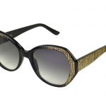 Verona c. NRG – Black with gold and light topaz crystals and gold laserwork