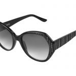 Verona c. NRN – Black with clear and light chrome crystals and silver laserwork