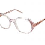 CRISTINA Limited Edition c.989 Translucent light pink with rose gold jewel component and light rose crystals