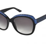 TESSA c.NRB – Black with sapphire crystals and blue laserwork