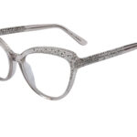 ROSVITA c.105 – Translucent fawn with light grey crystals and silver laserwork