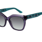 VIZIATA c.743 – Translucent violet with both amethyst and emerald crystals as well as green and purple detailing