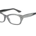 Sibilla c.882 – Translucent grey with light chrome and clear crystals