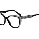 Marella c.NR – Black with clear crystals and silver laser work